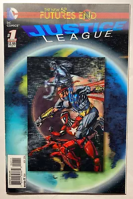 JUSTICE LEAGUE #1 New 52 DC Comic (2014) FUTURES END 3D LENTICULAR COVER (NM) • $15.95