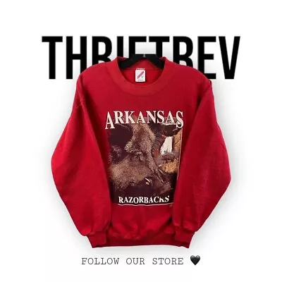 [L] Vintage Arkansas Razorbacks Jerzees Sweatshirt • $30