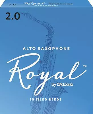 Rico Royal Alto Sax Reeds Strength 2.0 10-pack • $60.95