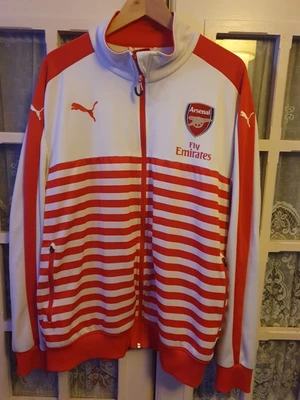 £19.99 • Buy Puma Arsenal Tracksuit Top GUNNERS Anthem Jacket 2014 Training Track Top  XL