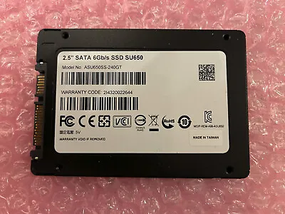 ADATA ASU650SS-240GT 240GB 2.5  SATA Internal SSD Solid State Drive • £24.95