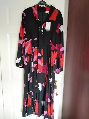 Marks And Spencer Autograph Size 18 Dress Brand New • £25