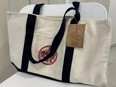 Trader Joe’s Heavy Duty Large Reusable Canvas Shopping Bag New • $34.50