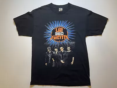 2011 US 360 Tour Graphic Black Concert Mens Medium T-shirt Made In Mexico • $20