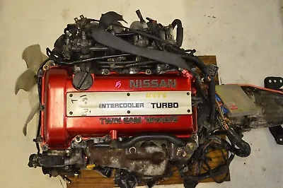 Jdm Nissan Silvia Sr20det S13 2.0l Red Top Turbo Engine 5spd Trans Ecu /motor • $6395