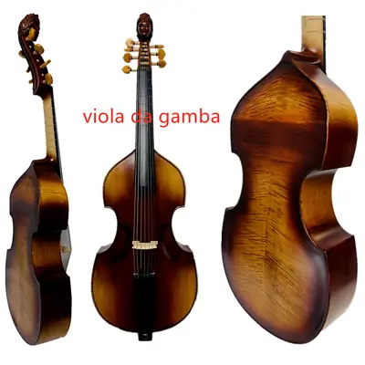 Baroque Style SONG Profession Maestro 7 Strings 29  Viola Da Gamba Angel Scroll • $1259.10