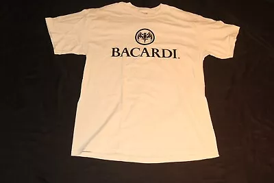 BACARDI - Logo - Men's White T-Shirt LARGE • £12.34