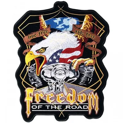 Midnight Eagle Patch 11  Patch Motorcycle Colorful Embroidered Skull Biker US • $35.64