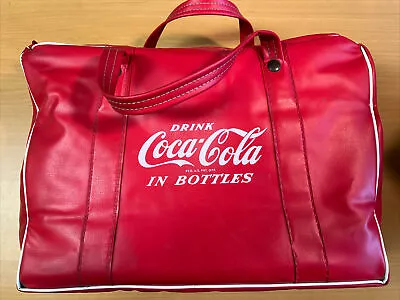 Cool Dandy Vtg. 50's DRINK COCA-COLA In BOTTLES Picnic Cooler/gym Bag Just 4 Fun • $18.80