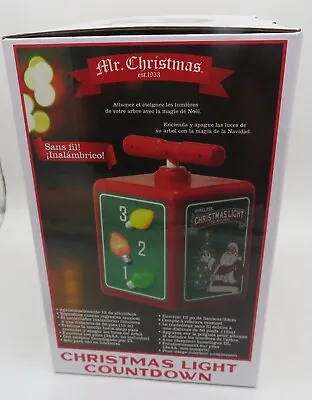 Mr Christmas Light Countdown Turn Tree Lights On/Off W/ Music Wireless • $22.49