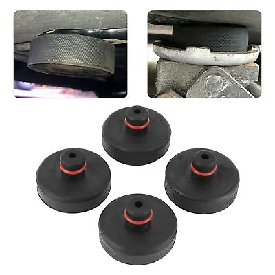 New 4Pcs Rubber Jack Lift Pad Adapter Tool Black Fit For Tesla Model 3/Y/S/X • $14.67