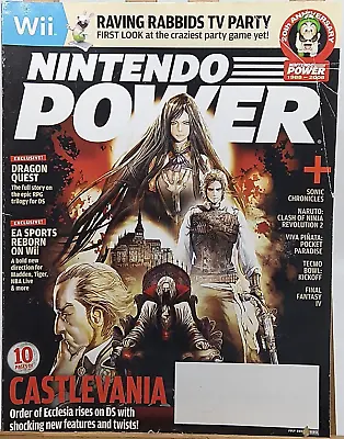 JULY 2008 NINTENDO POWER Video Game Magazine CASTLEVANIA • $9.91