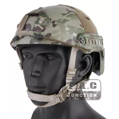 Emerson Tactical FAST Helmet MICH Ballistic Type Advanced W/ NVG Shroud Rails • $49.95