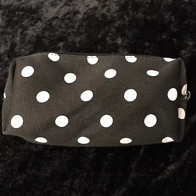 £4 • Buy Used Black / White Pencil Case Polkadot Great Condition Small Makeup Pouch
