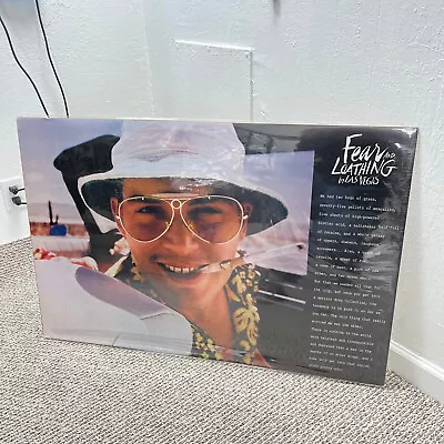 Vintage Fear And Loathing In Las Vegas Poster 24x36 NOS 90s Movie Promo Ad • $34