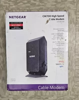 NETGEAR CM700 High Speed Cable Modem CM700-100NAS 1.4Gbps DOCSIS 3.0 • $29.99