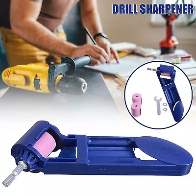 Wheel Titanium Drill Bit Sharpener Corundum Grinding Powered Tool Portable New • $12.49