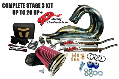 $999.99 • Buy Banshee SLP Exhaust Pipes Jets Intake Kit V-Force Vforce 4 Reeds Stage 3 Kit