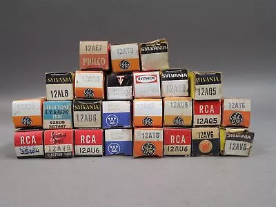 $49.95 • Buy Mixed Lot Of 25 Vintage Vacuum Tubes TV, Audio, Amplifier, Ham Radio