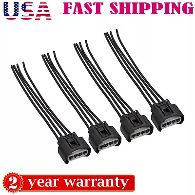 $8.35 • Buy 4pcs Ignition Coils Connector Plug Harness For Lexus RX350 Toyota Camry Sienna