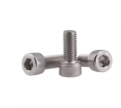 UNC  Socket Cap Head Screws Imperial Allen Key Bolts 1/4 5/16 3/8 Stainless • £5.26