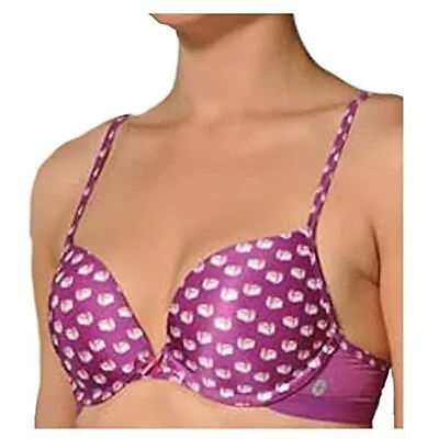 Maidenform 'Charmed' Bra Smooth Cup T-shirt Front Close Racer Back 36A H373 • $13.50