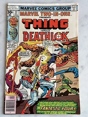 Marvel Two-in-One #27 VF 8.0 - Buy 3 For Free Shipping! (Marvel 1977) AF • $8.50