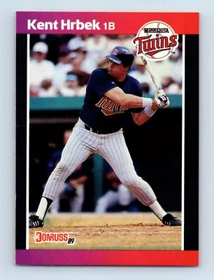 1989 Donruss Kent Hrbek Minnesota Twins #199 • $1.43