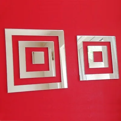 Square Infinity Mirrors (Shatterproof Acrylic Mirrors Several Sizes Available) • $63.43