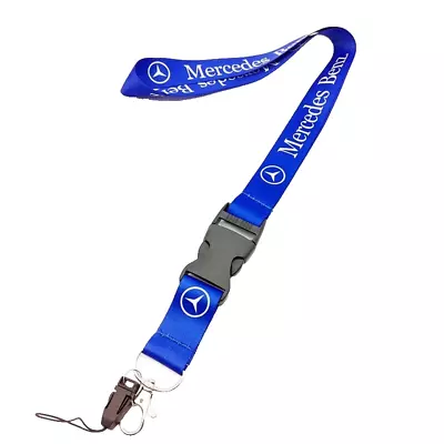 Mercedes Benz AMG Blue Lanyard Keyring ID Card Holder Phone Strap Car UK Seller • $7.57