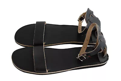 £4.25 • Buy CLEARANCE Womens Ladies Girls Natural Calf Leather Slipper  Flip Flops Beach Gar