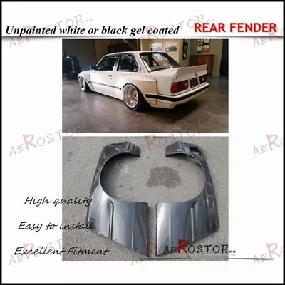 Frp Fiber Glass Frp Rocket Rb Bunny Style Rear Fender For 82-94 E30 • $212