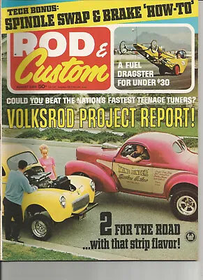 ROD & Custom August 1967-B+M Automotive-R+C Volksrod Project-Dzus Fasteners • $11