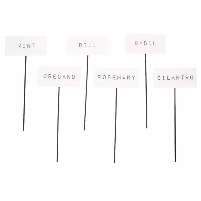 Target Brand Metal Herb Garden Stakes Plant Markers 6 Count • $8.99