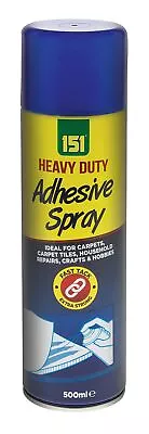 Spray Glue Adhesive Contact Glue 151 Heavy Duty Mount DIY Craft Upholstery 500ml • £6.99