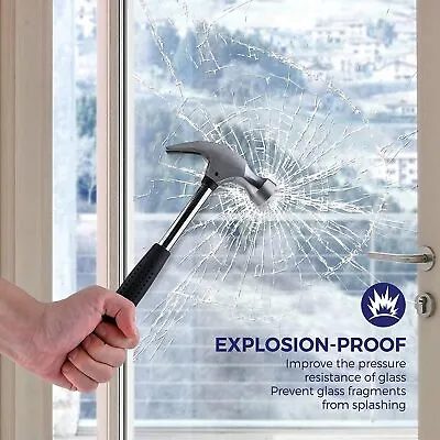 8MIL Security Window Film Glass Protection Sticker For Home&Office UV Protection • $34.01