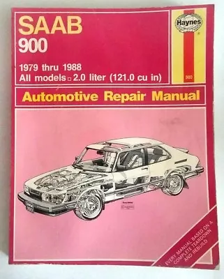 1979-88 Saab 900 Al Models 2.0 Liter (121.0 Cu In  )Haynes Repair Manual • $10.99