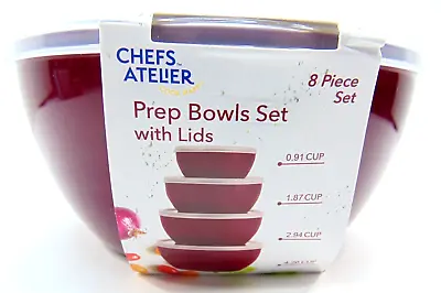 Chefs Prep Bowls With Lids Cooking Food Storage Containers Assorted Sizes • $14.95