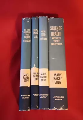 Mary Baker Eddy First Church Of Christ Scientist Book Set HC DJ Christmas Health • $9.95