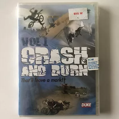 Crash & Burn Volume 1 DVD 2008 Skating And Motorcross BMX Skiing Snowboarding • $9.47