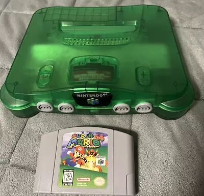 Nintendo 64 N64 System Funtastic Jungle Green Console + Game • $124.99