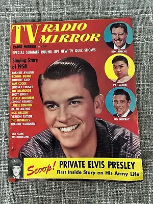 1958 TV-Radio Album Everly Brothers Vintage Ads Stories Elvis Photos August • $12.12
