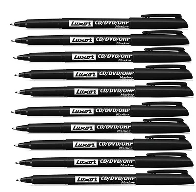 10 X PERMANENT MARKER PENS BRANDED BLACK COLOURS FINE POINT TIP Sharpie Mixed  • £2.99