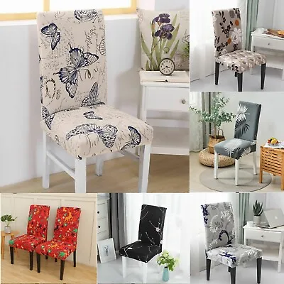Stretch Dining Chair Covers Slipcover Spandex Christmas Cover 4/6/8PCs Removable • $35.80