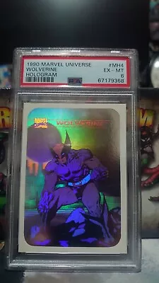 1990 Marvel Universe Wolverine Hologram #MH4 Excellent Mint 6 • £40