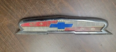 $49.99 • Buy Vintage 1955 Chevrolet Hood Emblem 3709625