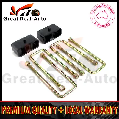 $78.90 • Buy D40 Rear 2  Lift Up U-Bolt Block Kit For Nissan Navara 05-14 Lift  Adapter