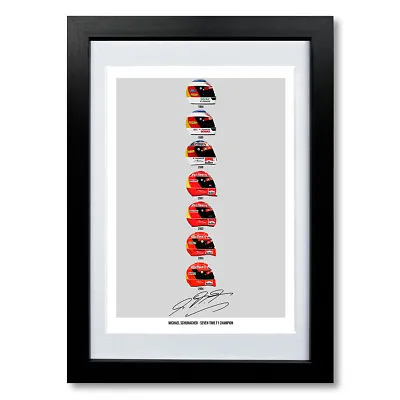 Michael Schumacher F1 Legend Formula One Signed Poster Print Photo Autograph • $18.66