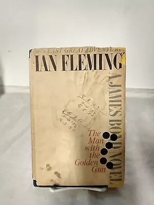 The Man With The Golden Gun Ian Fleming 1965 Book Club Edition Well Loved • $5.70