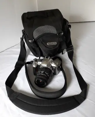 Nikon N75 SLR Film Camera Kit: Quantaray 28-90mm Lens New Batteries And Bag • $100